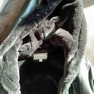 Womens leather jacket